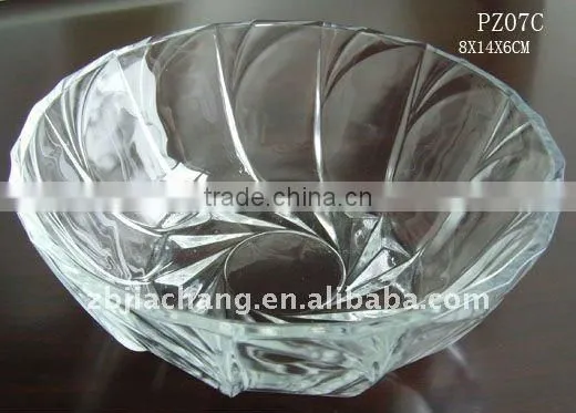 colored glass bowl