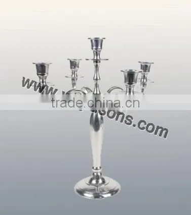 Candle holders nickel plated candelabras sale