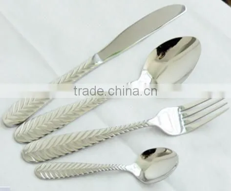 Stainless steel knife/fork/spoon set cutlery set