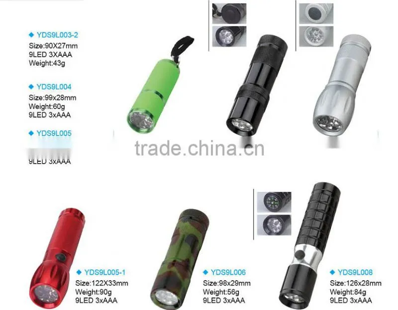 Wholesale Aluminum Torch LED flashlight for outdoor,hardware,CE,ROSH