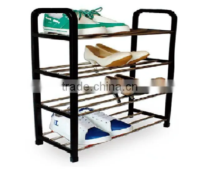 plastic shoes display rack in special style