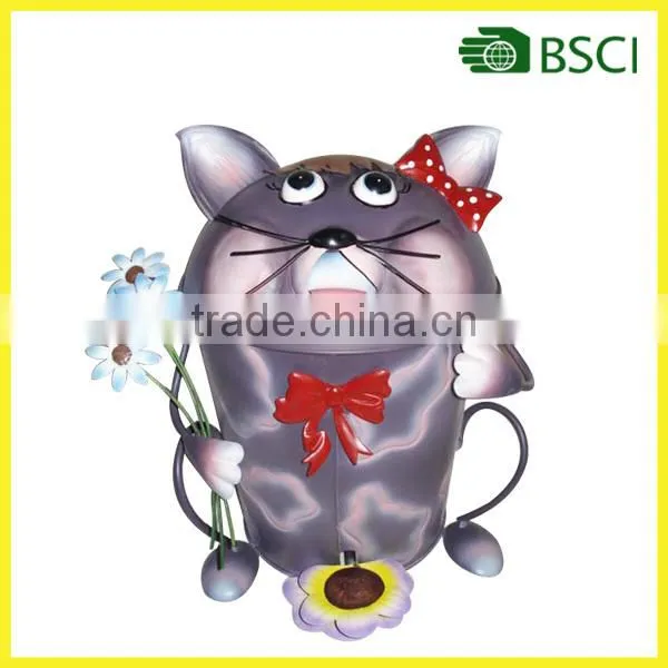 Leaves shape metal parts for home garden decoration