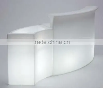 LED Bar Furniture/LED Furniture/beach table set with ice bucket