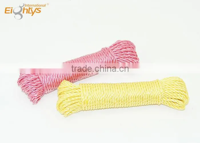 durable rope with raw material of polythylene clothesline