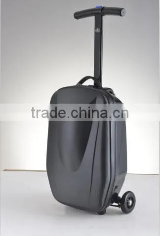 Factory direct sale foldable travel scooter suitcase