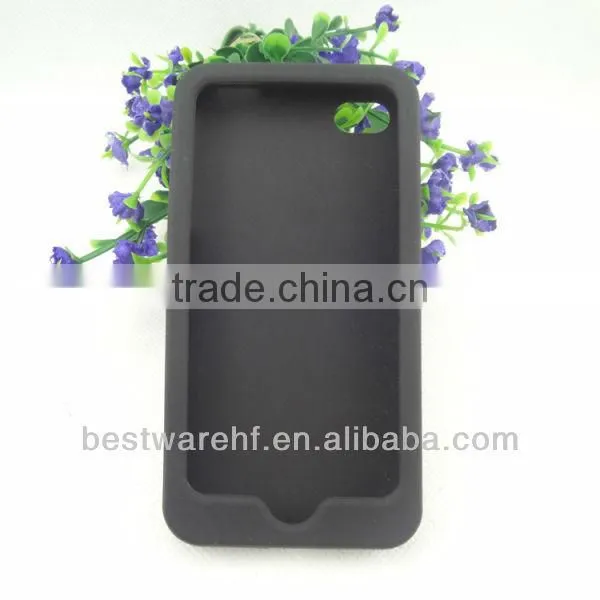Funny carton shape colorful silicone mobile cellphone case for apple iphone
