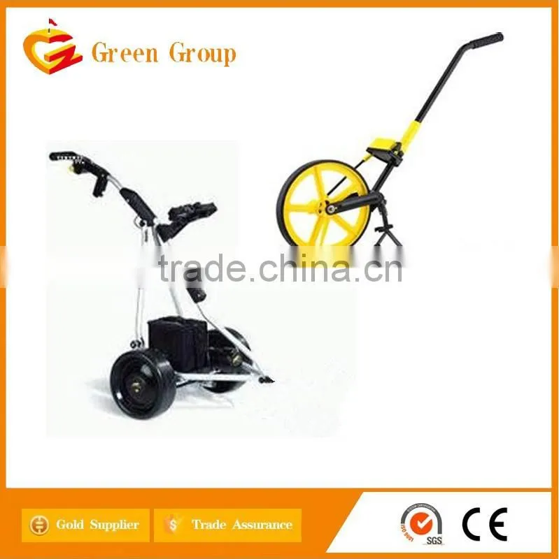 Push golf buddy with hot golf trolley wheel stainless steel for promotion