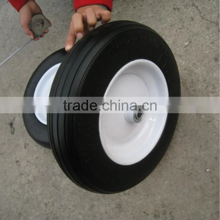 PU foam solid wheel barrow wheel