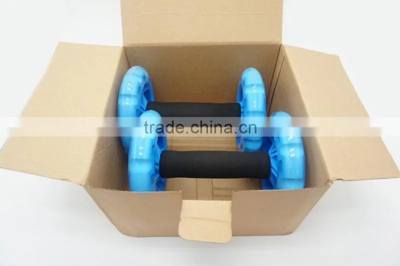 High Quality Double Abdominal AB Wheel Roller For Fitness