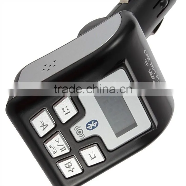 New Car MP3 Music Player With Bluetooth Phone FM Transmitter User Manual Car Mp3 Player Instructions for TF/MMC/USB Card Black