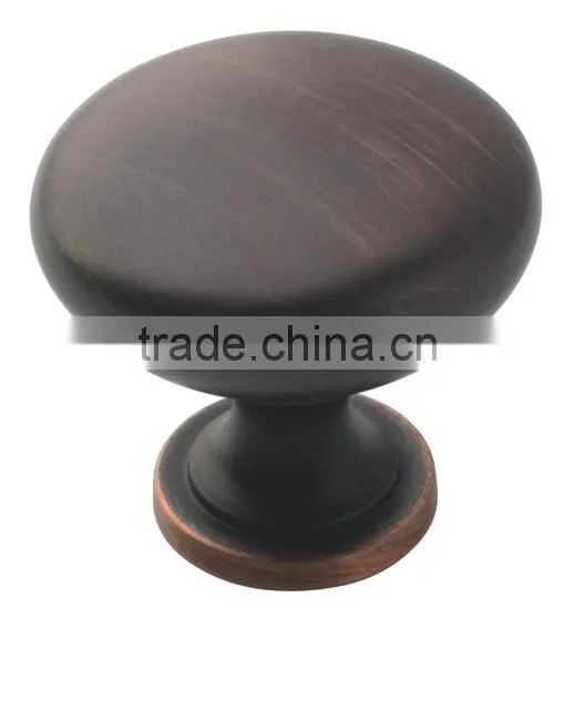 Oil Rubbed Bronze Cabinet Round Knob - 1-1/4" Diameter