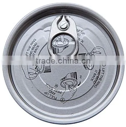 China made aluminum full aperture easy open end