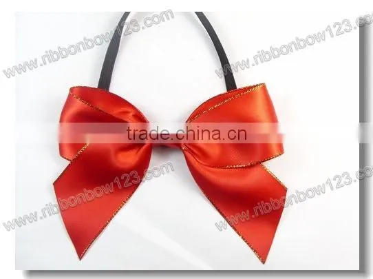satin ribbon black rose for perfume bottle