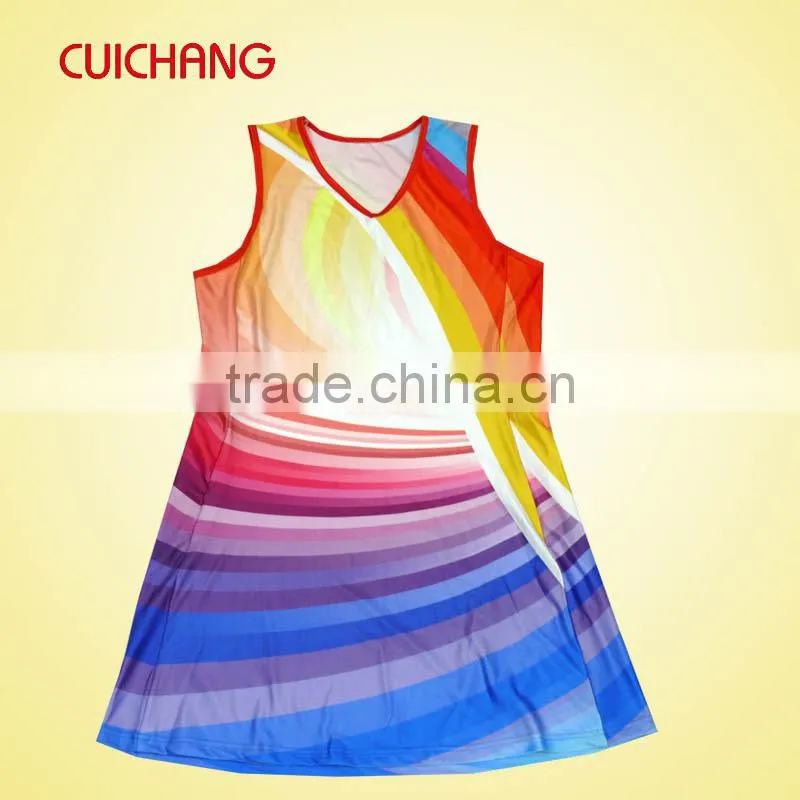 sport dress, custom design cheap Women Tennis/Netball Dress, Sport Skirt WQF-002