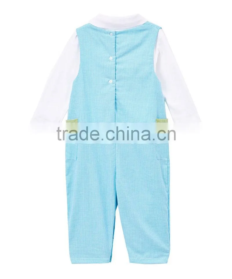 wholesale baby clothes 100% cotton western kids wear suspender set summer boys infant short cotton baby1 set newborn clothes
