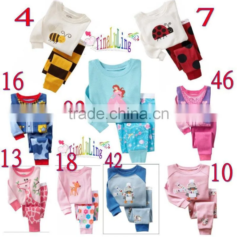 boys cute baby pajamas suits children's cotton sleeping wear