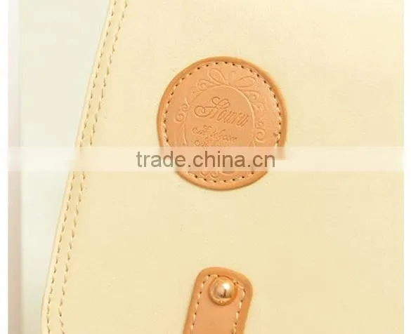 New Women's Retro College Sweet Shoulder Bag Synthetic Leather Backpack SV008057#