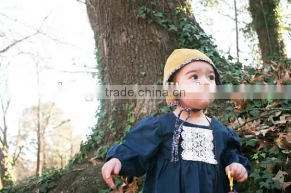 Full Sleeve Tunic Dress Vintage Style Baby Blouse New Design Of Winter Dress