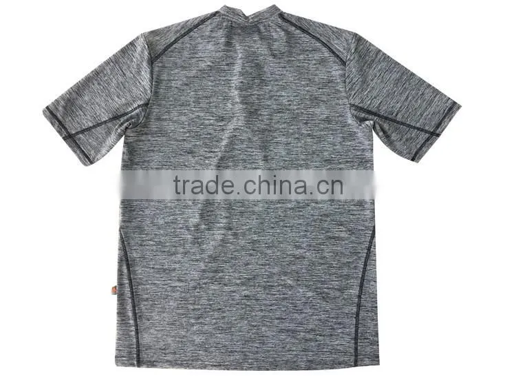 1/4 zipper sport t-shirt quick dry polo shirt