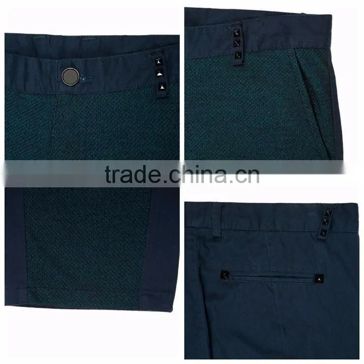 New design winter business peacock dark green skinny men casual pants