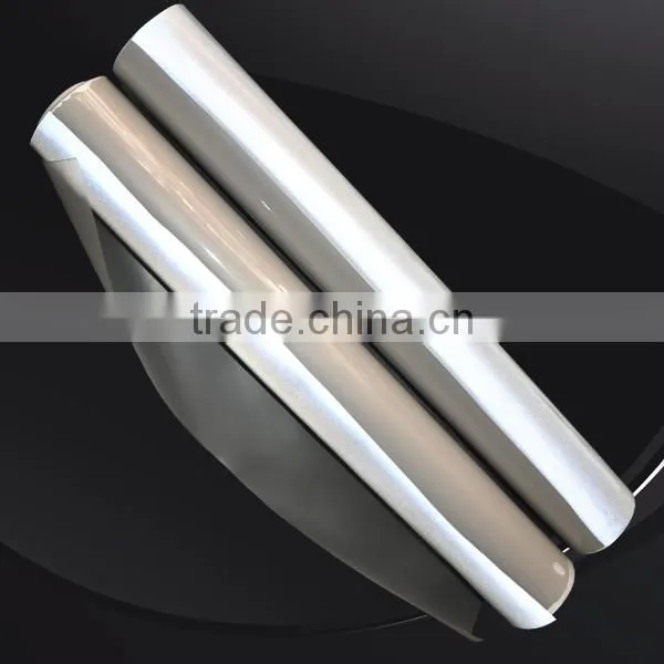 TPU Manufacturers raw material film lamination 100%synthetic reflective polyurethane leather for belt