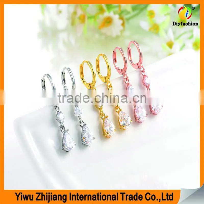 Wholsale Cubic Zirconia Earrings Fancy Earrings For Party Girls