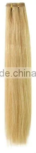 human hair mixed synthetic fiber hair weaving