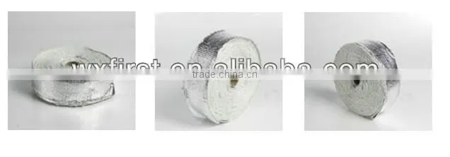 Aluminized 550 degree Fiberglass Exhaust Wrap/Thermal Wrap for Racing