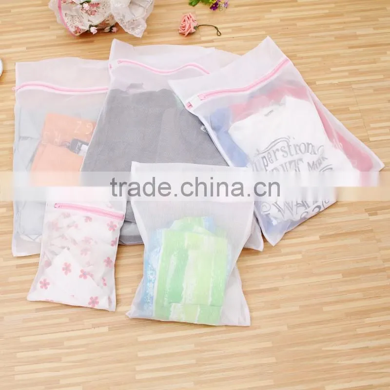 hot selling cotton cloths waterproof plastic mesh laundry wash bag