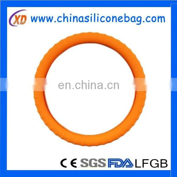 silicon steering wheel covers/steering wheel cover factory/leather steering wheel cover