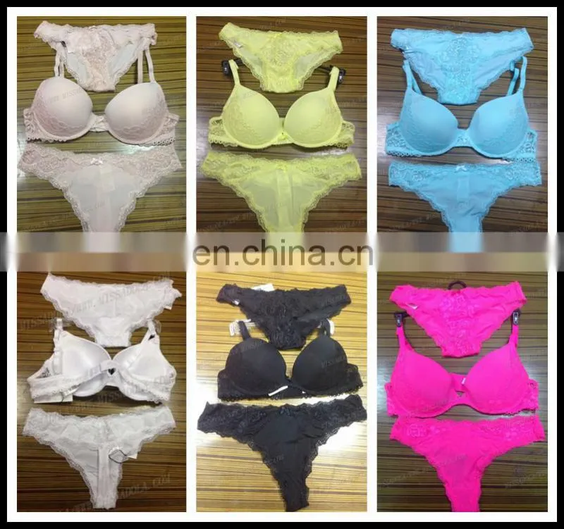 Women underwear latest fashion sexy bra & string factory price (Miss Adola)