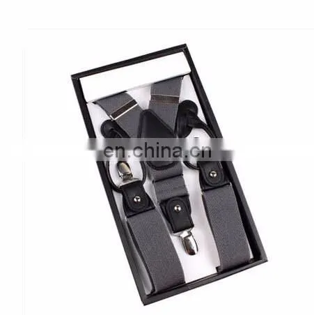 High-end brand 6 cllips european and American style suspenders