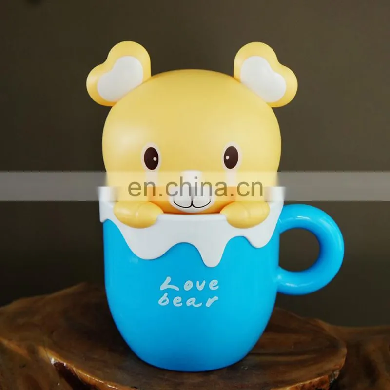 Hot sale USB rechargeable Cup Cartoon Table Lamp usb charger table lamp children table lamps