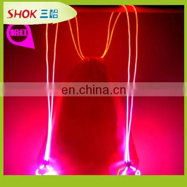 Outdoor activities Identify LED light backpack at night made in China