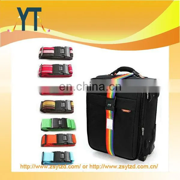 Special metal buckle luggage belt/bagages/bagstrap with logo metal buckle