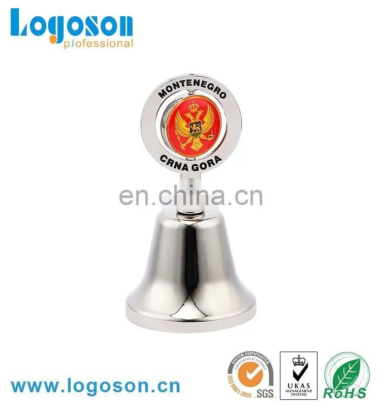 2016 new design New Souvenir Collection Dinner Bell/Metal Craft dinner bell/mini metal cow bell