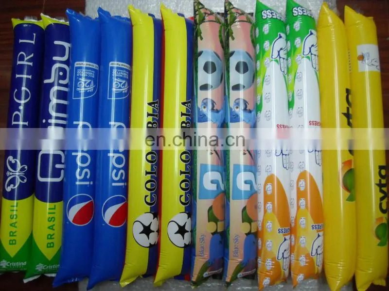 PE inflatable balloon cheering sticks