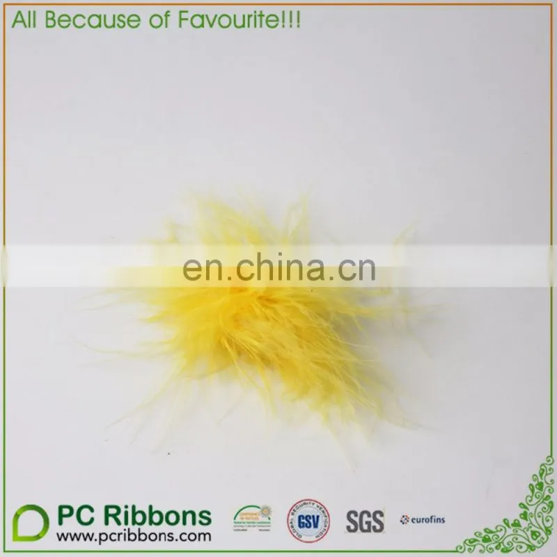 Artificial colored feathers trimmings for garment