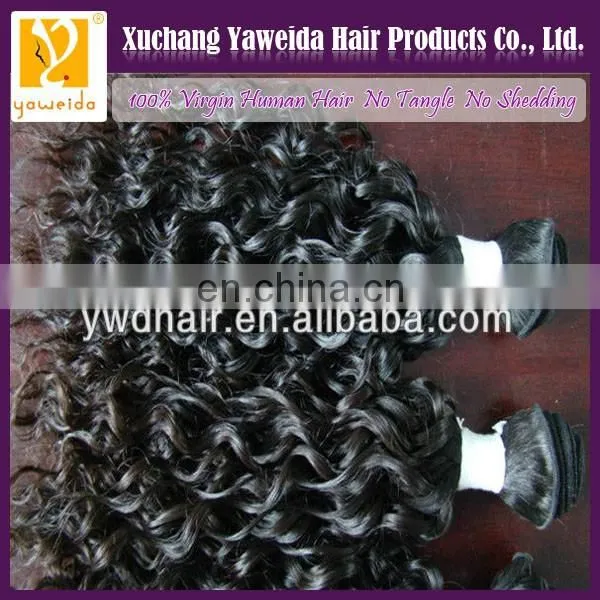 curly wave raw cut from one donor 5a virgin peruvian hair extensions