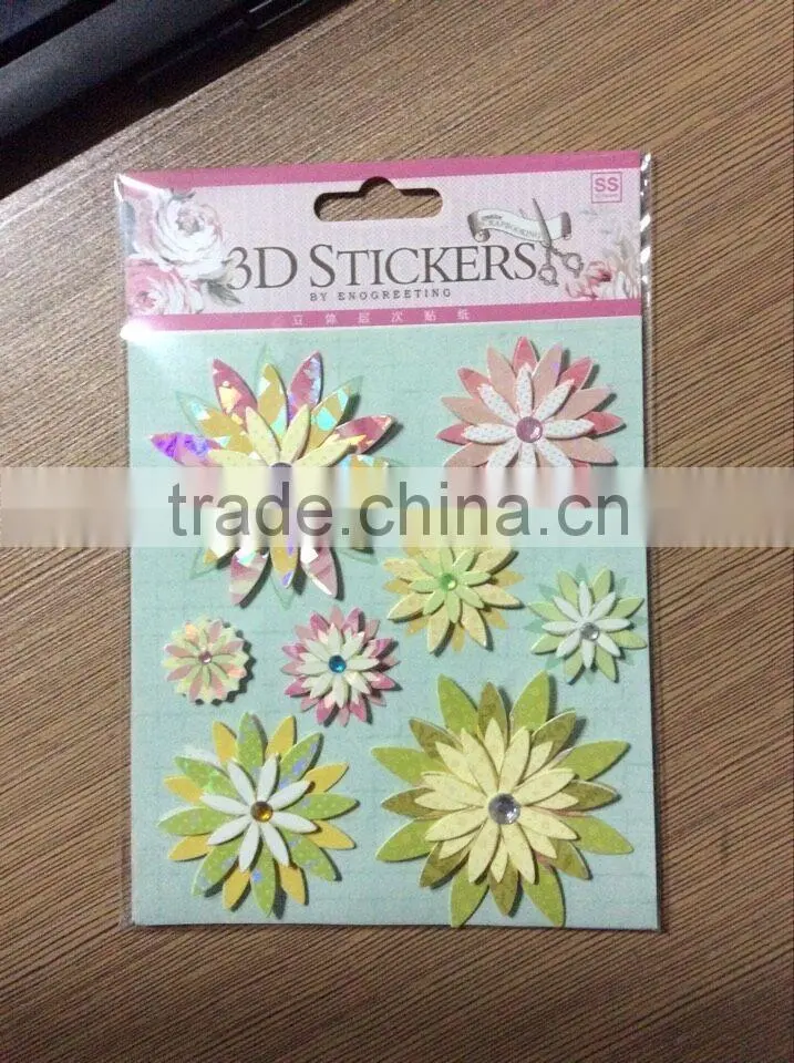 3d home decor christmas sticker DIY