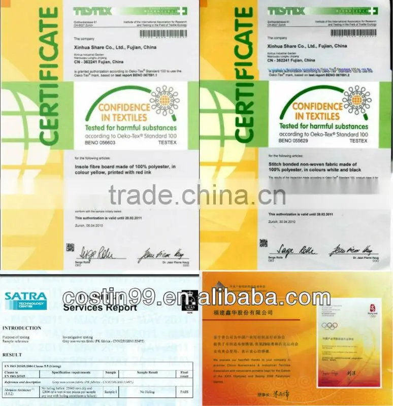 nonwoven insole board(277#)