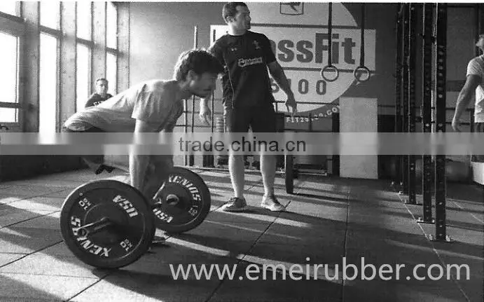 anti slip indoor rubber gym flooring