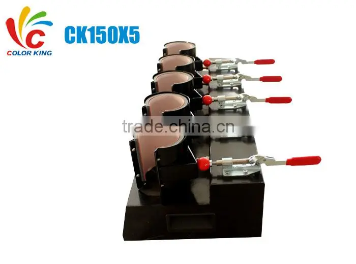 Hot Sale 5 Locations Digital Combo Low Price Mug Heat Press Machine