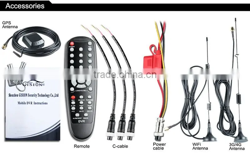 Wholesale HD 720P Vehicle Dvr With 3G wifi Mobile Nvr Net Video Dvr