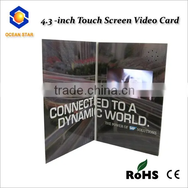 lcd video card lcd video brochure card lcd video greeting card