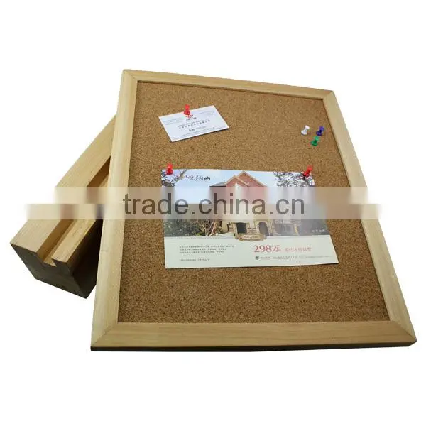 Wooden bulletin board / notice board / memo board
