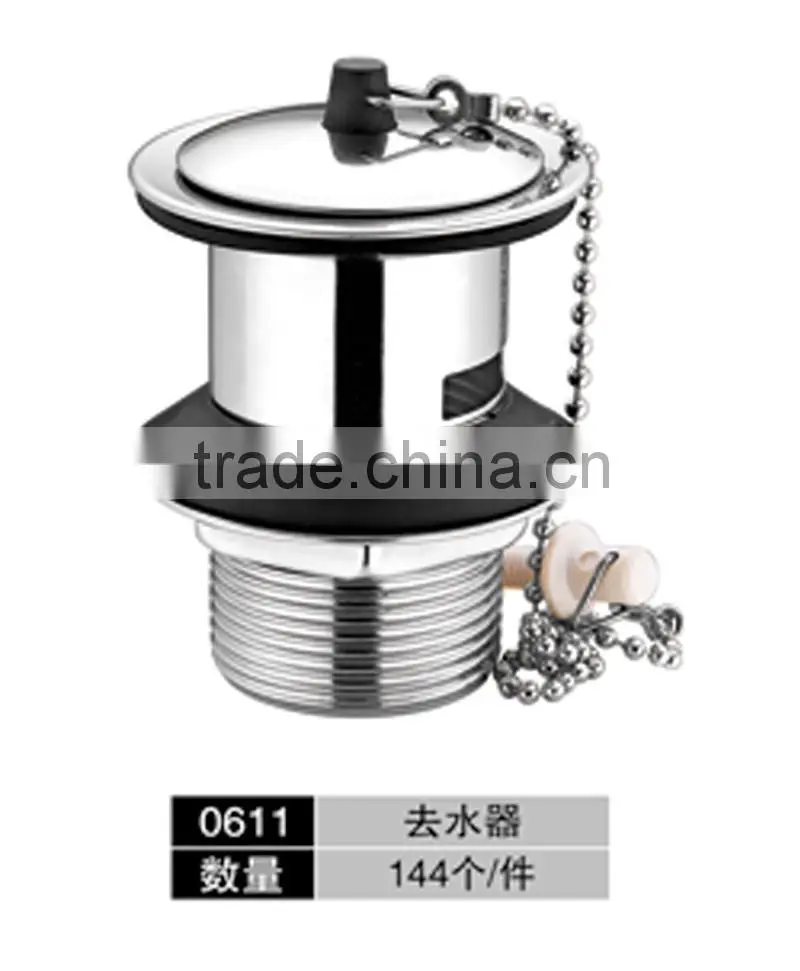 Bathroom design 2015 made in china good quality Stainless Steel bathtub waste drain.