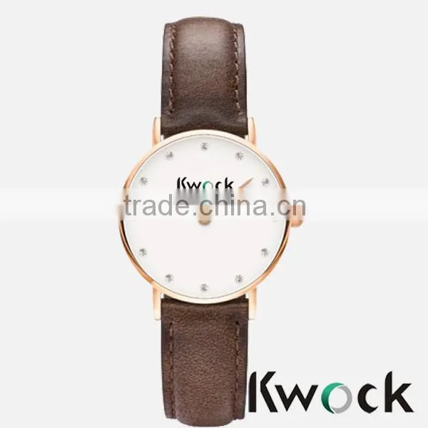 Wrist watch Japan Movt Quartz Watch Stainless Steel Back Wrist Watch