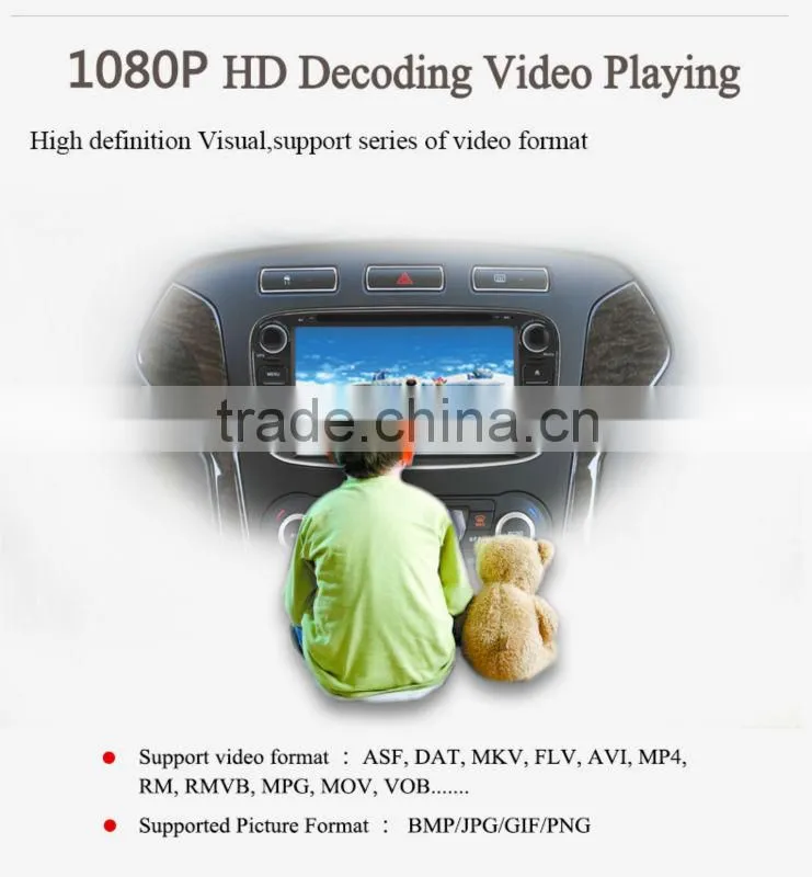Car Stereo for Ford Focus Mondeo Transit Connect DVD GPS Navigation Multimedia Car GPS NAVI Bluetooth SWC WIFI 3G RDS 1080P AUX