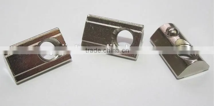 m6-30 m8-30 m5-30 roll in t nuts with ball spring wheel nut t nut hexagon nut